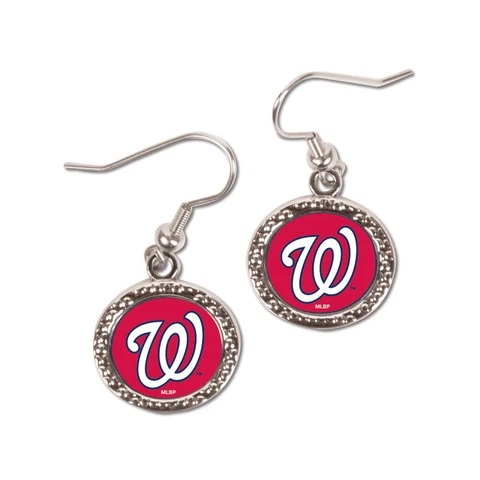 Washington Nationals Round Earrings (6 Pack) Cover