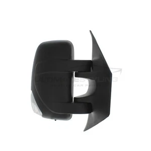 Renault Master 2010-2025 Door Wing Mirror Electric Black Short Arm Drivers Side - Picture 1 of 24