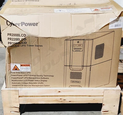 CyberPower PR3000LCD Aplicación Inteligente Onda Sinusoidal Batería Respaldo UPS Torre 3000VA/2700W Foto 1 de 4