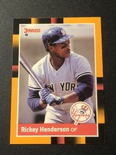 1988 Donruss Baseball's Best Box Set Rickey Henderson #76 HOF
