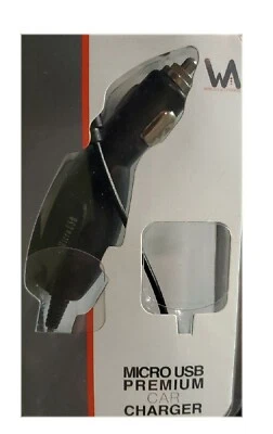 Micro USB Premium 车载充电器 800 mAH 免运费 — 第 1/2 张图片