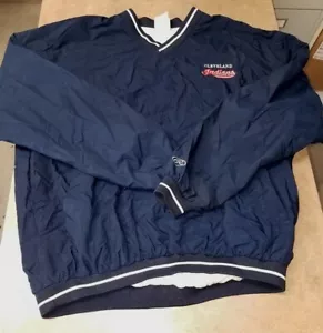 RAWLINGS GIACCA A VENTO E COTONE FODERATO LUNGO SLV PULLOVER CLEVELAND INDIANS XXL 2XL - Foto 1 di 7