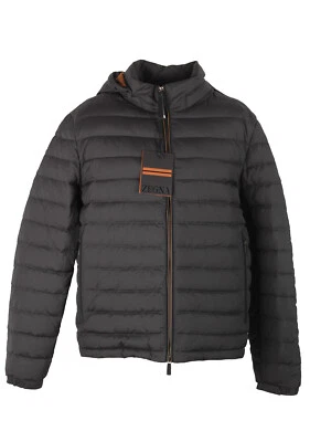 Abrigo Acolchado ZEGNA Negro Leggerissimo Talla 52 IT / 42R EE. UU. Nuevo Con Etiquetas Foto 1 de 4