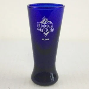 House of Blues Orlando Cobalt Blue 4" Tall Shot Glass - Picture 1 of 5