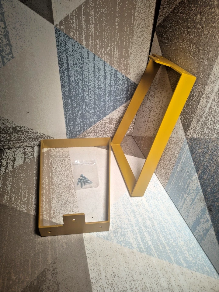 14'' inch Gold Coffee Table Legs Metal Iron Bench Chair Desk End Table Legs - Image 1 of 1