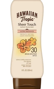 NUEVO SELLADO: Protector solar táctil transparente tropical hawaiano FPS 30. 8 oz - Imagen 1 de 2