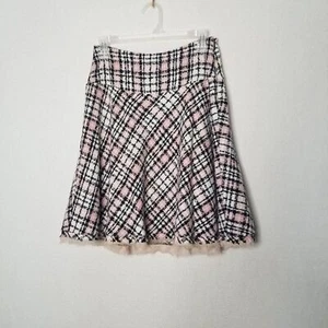 Falda Sunny Leigh Rosa Negro Blanco Patinador Talla 4 - Imagen 1 de 5