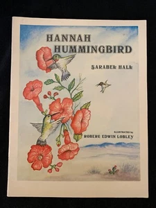Signed 2 times, 1st edition! Hannah Hummingbird by Sarabel Hall 1988 PB VG - Picture 1 of 9