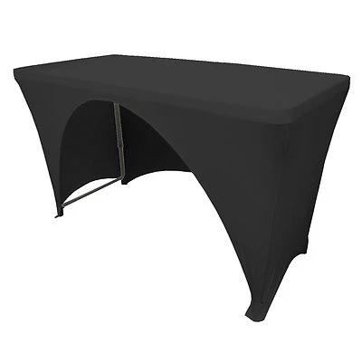 LA Linen Open Back Spandex Tablecloth for Regular/Classroom Tables.Made in USA - Image 1 of 3