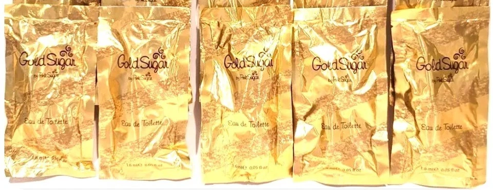 Aquolina GOLD SUGAR de Pink Sugar 0,05 oz CADA EAU frasco en aerosol LOTE DE 5 SELLADOS Foto 1 de 2