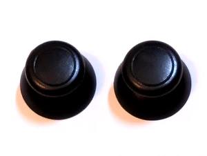 2 New Replacement Analog Thumbsticks for Nintendo Wii U Gamepad Controller Black - Picture 1 of 2