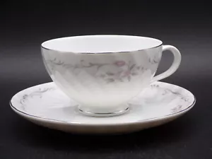 Rare Gold Standard Porcelain "Pink Rose" GST 1 Footed Cup & Saucer C25 - Picture 1 of 8