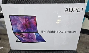 Laptop Tri-Screen Extender 15.6" Dual Monitors Stacked Folding Triple Monitor - Picture 1 of 11