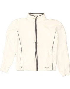 CHAMPION Womens Fleece Jacket UK 12 Medium White Polyester OZ05 - Picture 1 of 3