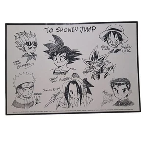 ONE PIECE Eiichiro Oda Luffy Autograph Art Card Shonen Jump Limited - Picture 1 of 3