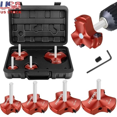 Juego de herramientas escariador de tuberías de PVC de 3 hojas para ahorrar accesorios programa de plomería 40 CPVC ABS nuevo Foto 1 de 4