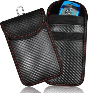 Upgraded Faraday Bag for Key Fob (2 Pack),Premium Faraday Key Fob Protector– ... - Picture 1 of 6