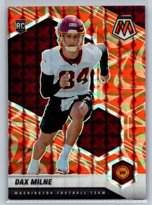 2021 Panini Mosaic #400 Dax Milne Prizm Reactive Orange - Bild 1 von 2