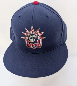 Mitchell & Ness Embroidred New York Rangers NHL Mütze Kappe blau tailliert 7 1/8 - Bild 1 von 5