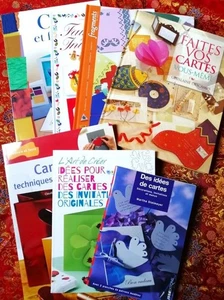 Lot 7 livres Faites vos cartes, invitations, faire-part, techniques et créations - Imagen 1 de 11