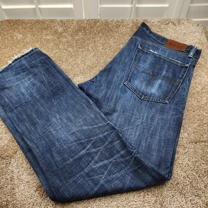 Polo Ralph Lauren Jeans Authentic Dungarees rn# 41381 Dark Wash Denim 38x33 - Picture 1 of 11