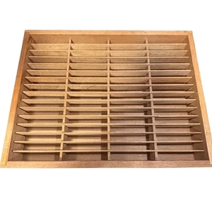 Napa Valley Box Co Wood 64 Cassette Storage Rack - Picture 1 of 7