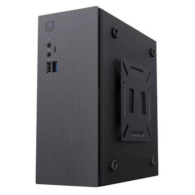 CiT S4i SFF Mini ITX PC Case 4 Litre With 300W Flex PSU VESA Mountable Black - Image 1 of 4