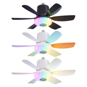 Ceiling Fan with Light and Bluetooth Speaker, Remote Control Ceiling Fan Light - Picture 1 of 14