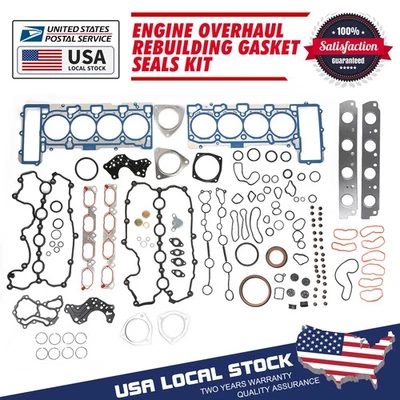 079103383AQ Engine Overhaul Rebuilding Gasket Seals Kit For Audi R8 2007-2015 - Imagem 1 de 4