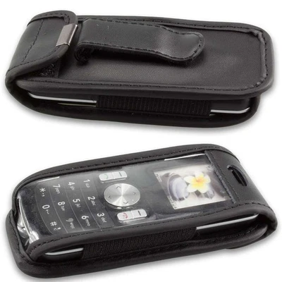 caseroxx Leather-Case with belt clip for LG GB102 in black made of genuine leath - Image 1 of 3