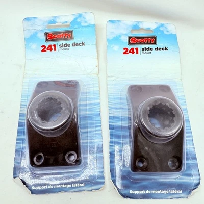 Montaje lateral o de cubierta combinado Scotty 241 2 piezas - negro [241-BK] Foto 1 de 3