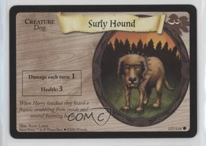 2001 Harry Potter TCG Surly Hound #107 gl9 - Picture 1 of 3