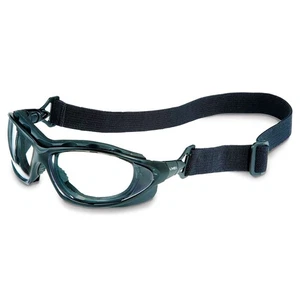 UVEX S0600X Seismic Black Frame Clear Lines UVExtra AF Coating - Picture 1 of 1