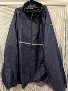 Reebok Herren Golf Windbreaker Jacke blau, durchgehender Reißverschluss, Langarm, Big Tall 5XL - Bild 1 von 6