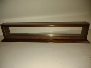 Model Train Display Case, HO Scale, Mahogany. - Picture 1 of 14