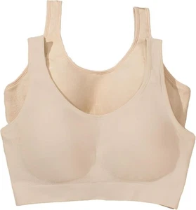 2 Pack Shapermint Essentials Daily Comfort Wireless Shaper Bra Size XL - Picture 1 of 6