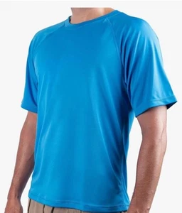 New Kanu Surf UPF 50+ T-Shirt Size XL Short Sleeve Blue Quick Dry Lightweight - Picture 1 of 8