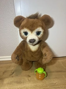 Plüsch Teddy Bär Fur Real Cubby Hasbro ca. 45cm elektrisch Nachtmodus sehr gut - Bild 1 von 5