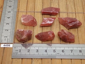 LOT CALCITE ROUGE du Mexique 28,3g pierres naturelles brutes lithotherapie reiki - Imagen 1 de 3