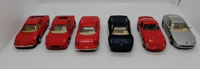 6 Vintage Job Lot Ferrari Maisto 1:36 / 38 / 39 scale diecast car Vehicles toys - Image 1 of 4