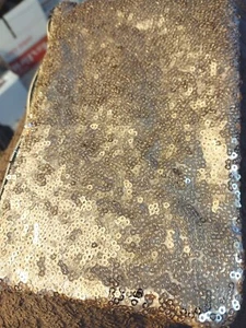 Baylis & Harding Cosmetics Bag Gold Sequined - Picture 1 of 11
