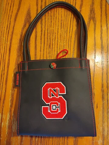 North Carolina State Wolfpack Football Black alan stuart purse Cover