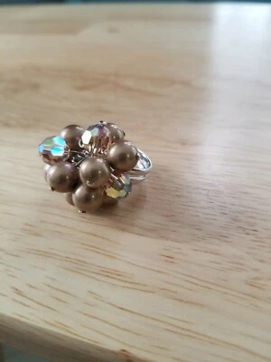 Sterling Silver& Pearl & Multi Gemstone Statement Ring ..Bali unique pearls. - Image 1 of 4