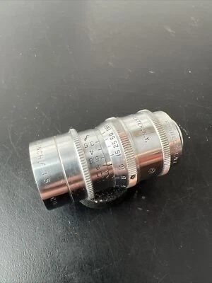 Elgeet Cine-Tel, 1-1/2", 1.5", f:3.5 Cine-Tele Movie Camera Lens w/cap - Image 1 of 4