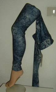 CALZEDONIA JEGGINGS LEGGINGS MODELLANTE SHAPING PUSH UP BLU TAGLIA S - Foto 1 di 3