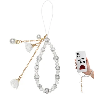 Telefon komórkowy Dekoracyjna bransoletka Dekoracja Kryształ Charm Pasek Crossbody - Zdjęcie 1 z 12