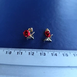 Pair Of Pink Earrings - REF15325J - Picture 1 of 3