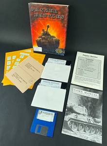 Panzer Battles 1989 Strategic Studies Group SSG 5.25" Floppy PC Computer Game - Picture 1 of 16