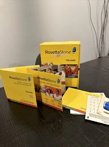Rosetta Stone Italian Totale V4 Level 1 In Sealed Box Mac / Windows No Codes - Picture 1 of 4