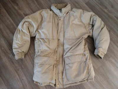 Mighty Mac Mens Size M Medium Khaki Parka Down Norsac Jacket Coat Hood Puffer - Image 1 of 4